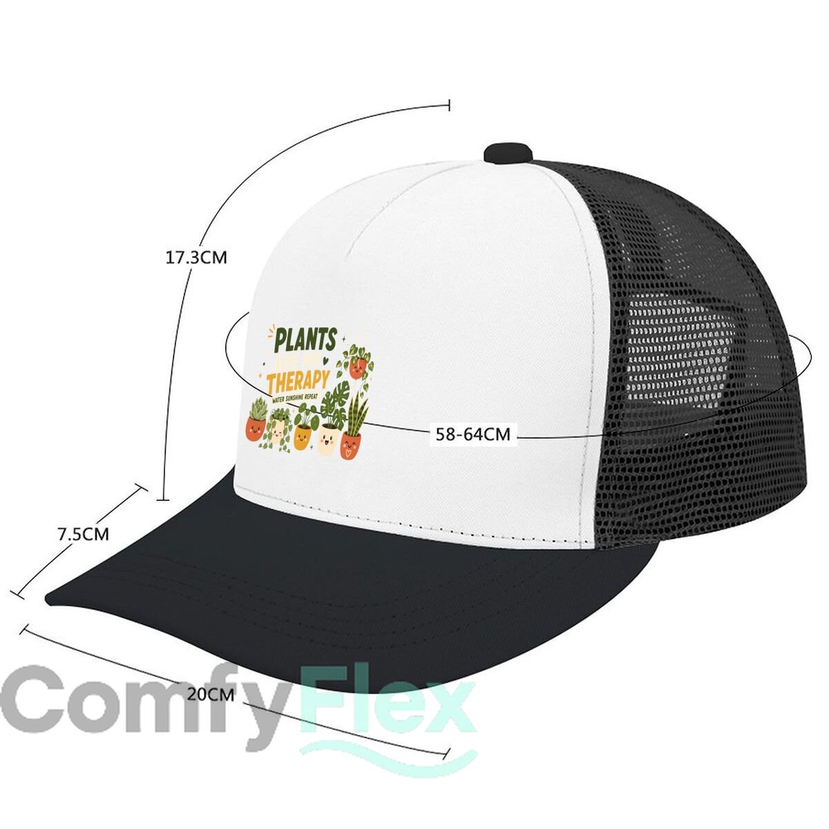 Topi Bisbol Jaring dengan Kuti - Plant Parent Quotes ulasan dan harga